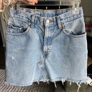Vintage Levi jean skirt